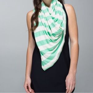 Lululemon Vinyasa Scarf *Rulu Steep Stripe Angel Wing Opal Horizontal